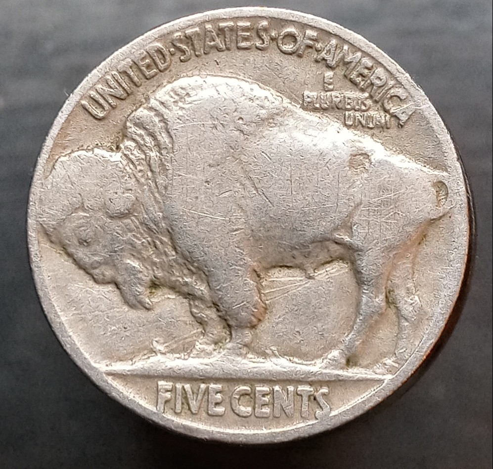 Well-Circulated-1929-Buffalo-Nickel.-Die-Breaks?